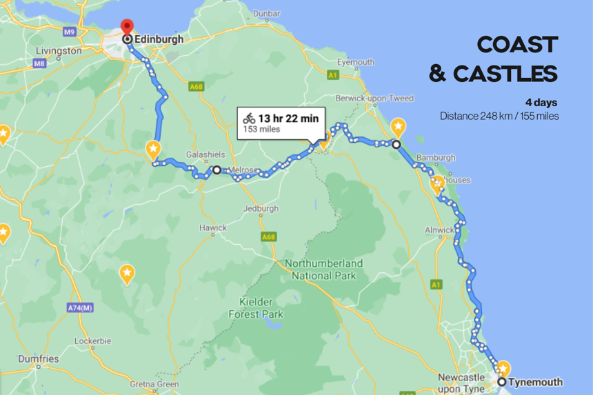 Coast & Castles Route