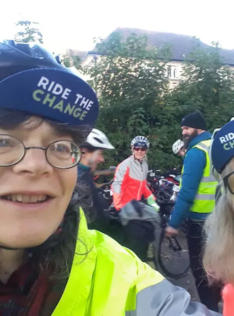 Ride The Change Nicola With Day Two Cycling Companion, Anne