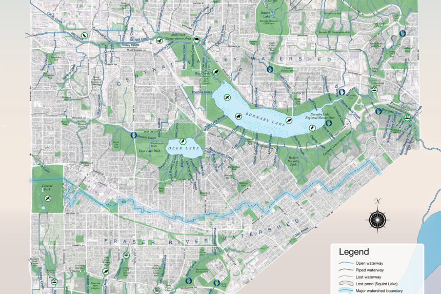 Streamkeeping 01 Burnaby Waterways Map
