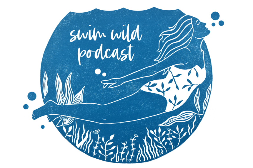 Swim Wild Podcast Logo