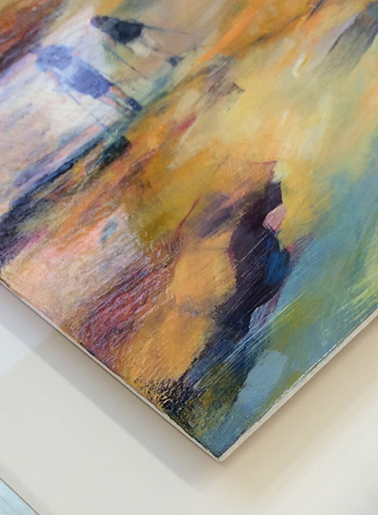 A Coast To Coast Walk Detail Of Oil Painting On Board Framed Private Commission By Jen Larkin Copyright Jen Larkin