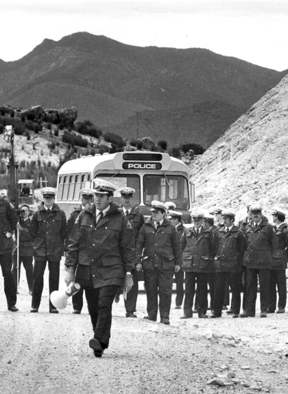 Franklin 29 Police Blockade (Credit, The Wilderness Society)