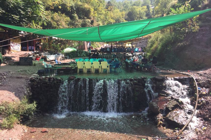 Anam Hussain 2 Abshar Cafe Kiwai Waterfall 2