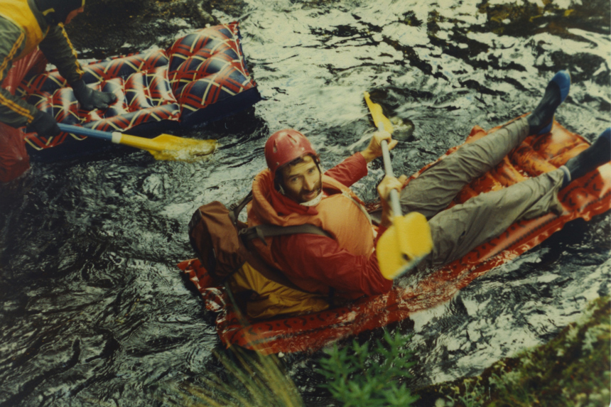 Franklin 32 Mike Cassidy On The Jane River Circa 1980 (Credit, Unknown)