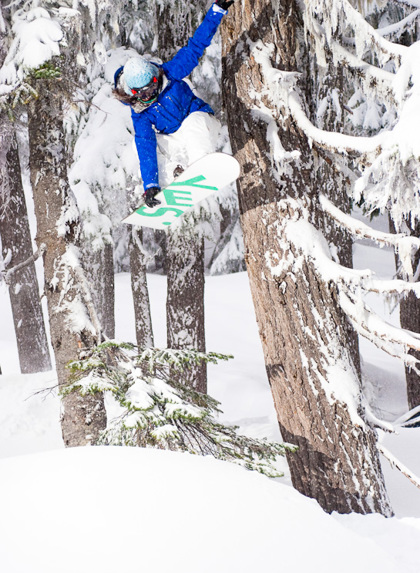 Meghann Snowboarding 1