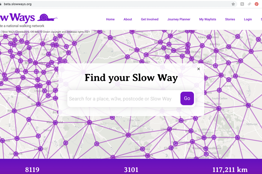Slow Ways Home Page