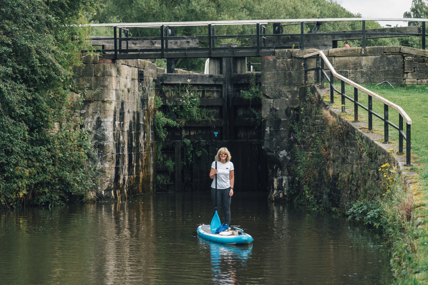 Jo Moseley Paddling the North